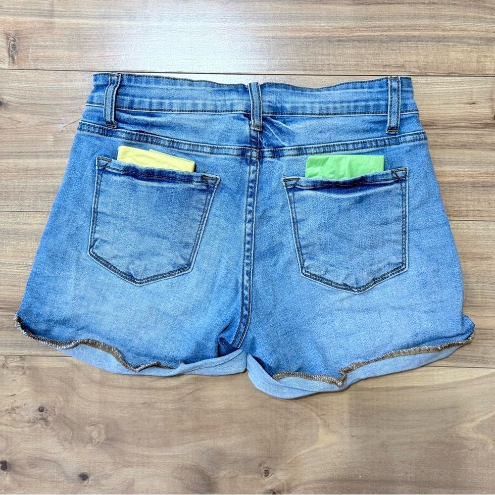 KanCan Blue Jean Shorts Size 27 - Picture 3 of 8